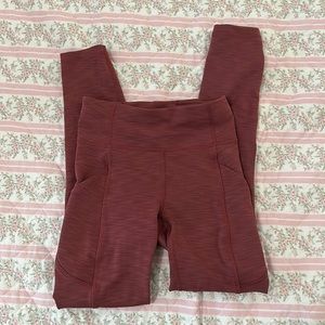 Lululemon Fast and Free High Rise tight 25’’ pockets leggings